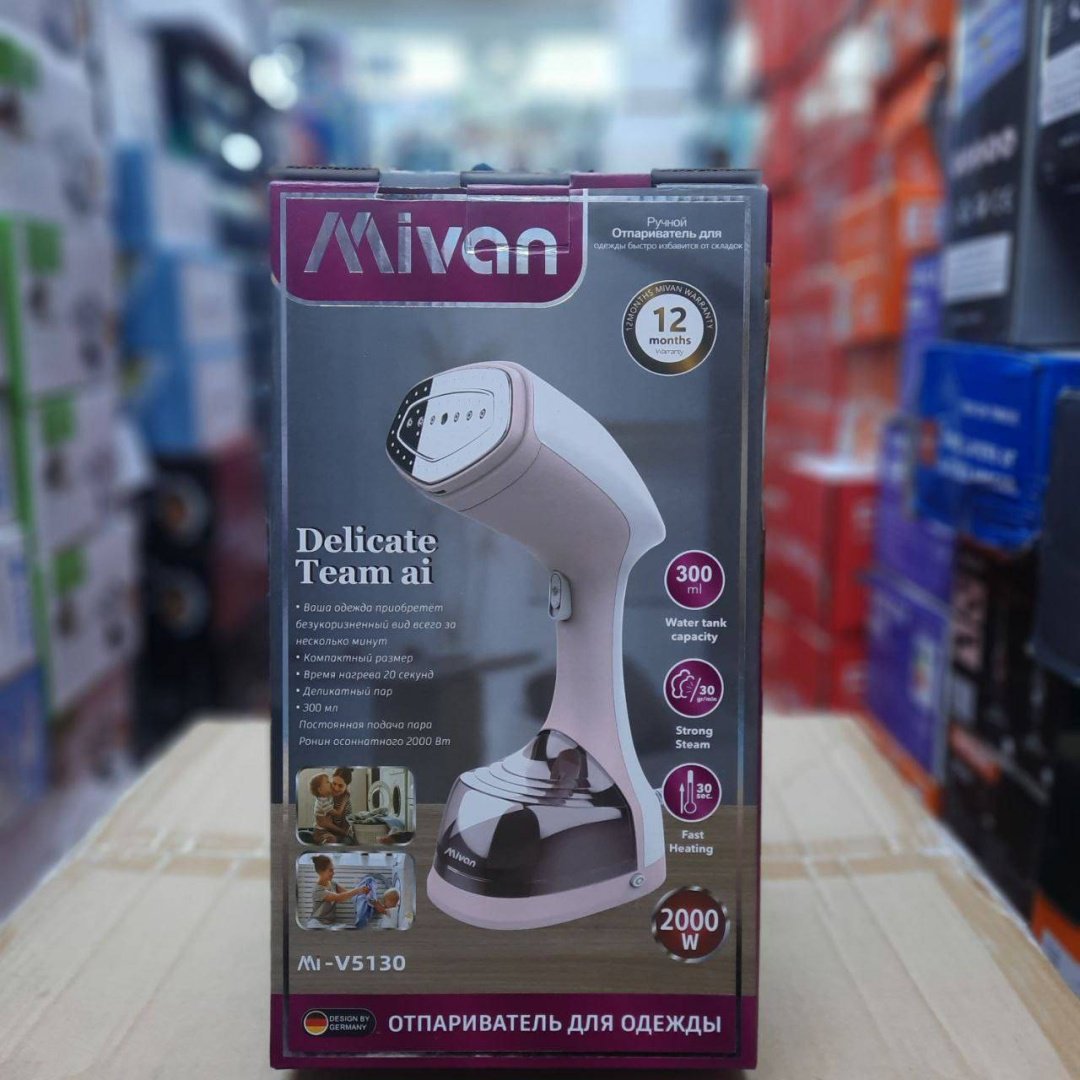 Отпариватель Mivan Mi-V5130 розовый, белый - ForteMarket Отпариватель Mivan Mi-V5130 розовый, белый купить,0