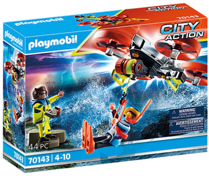 Конструктор Playmobil Спасение дайверов, деталей 44 шт