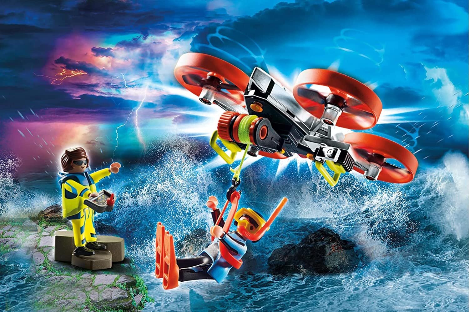 Конструктор Playmobil Спасение дайверов, деталей 44 шт купить,0