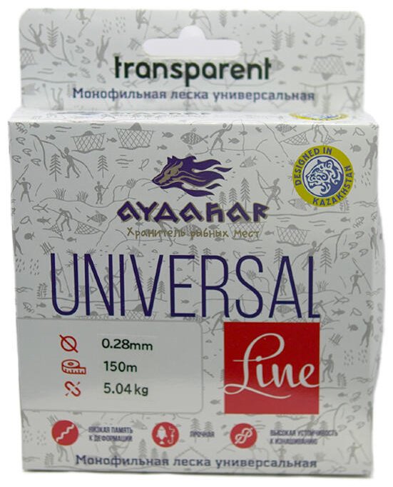 Айдахар монофильная леска 3D Nylon Normal Quality 0.28 мм прозрачный купить,NaN