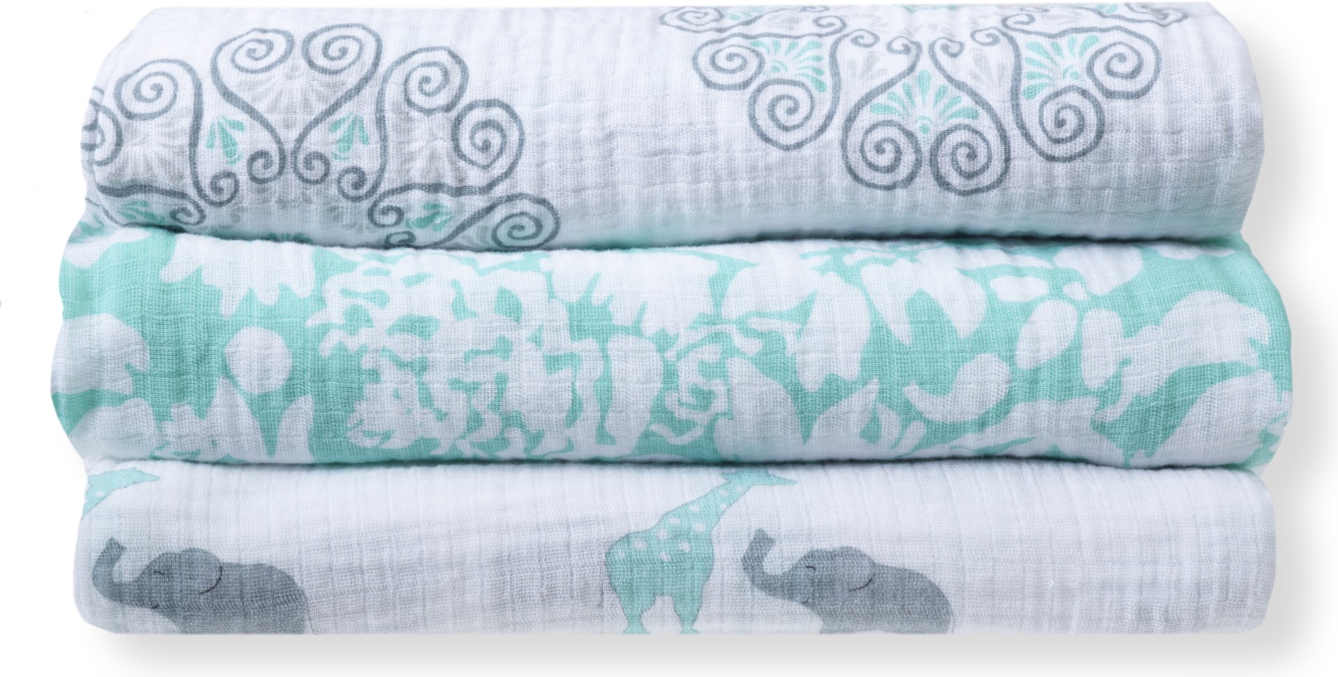 Пеленка текстильная Swaddle Designs Sweet Dreams SD-476SC, 3 шт, 120x120 см купить,0