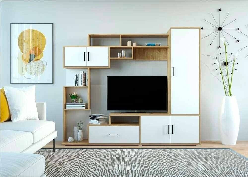 Стенка Горизонт Пекин 210х178.5х40см белый купить,NaN