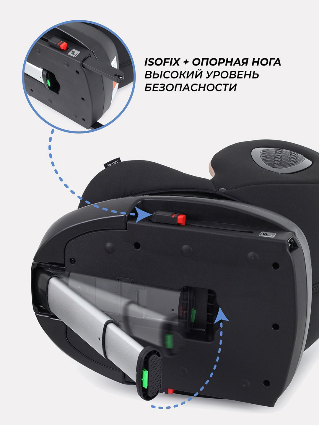 RANT Helix Isofix 0/1/2/3 (до 36 кг) черный купить,NaN