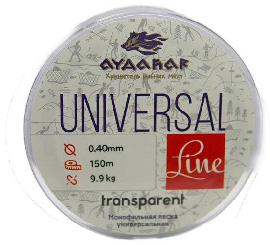 Айдахар монофильная леска 3D Nylon Normal Quality 0.4 мм прозрачный купить,NaN