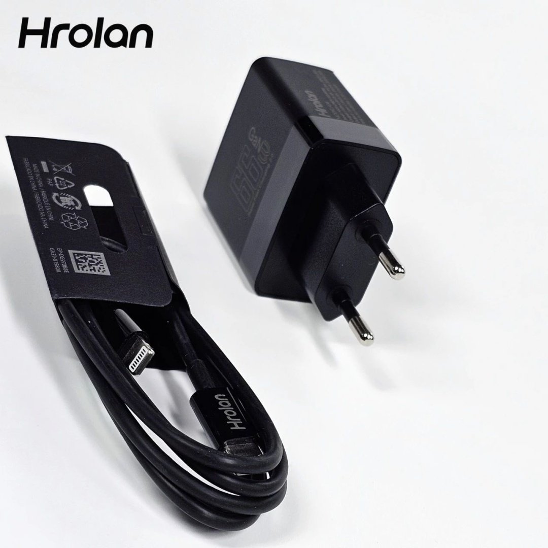 Зарядное устройство Hrolan A13 30W Lightning, USB Type-C, USB черный купить,8000