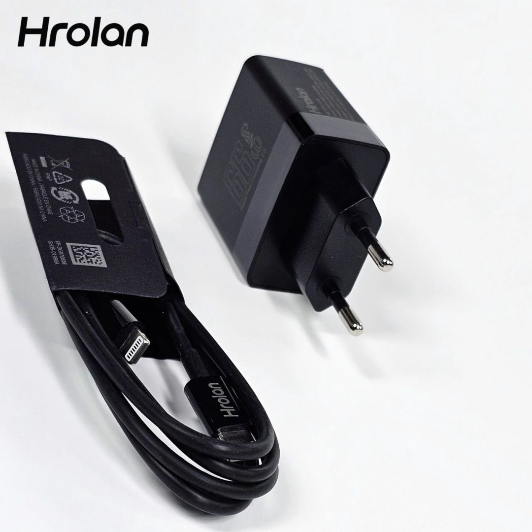 Зарядное устройство Hrolan A13 30W Lightning, USB Type-C, USB черный купить,8000