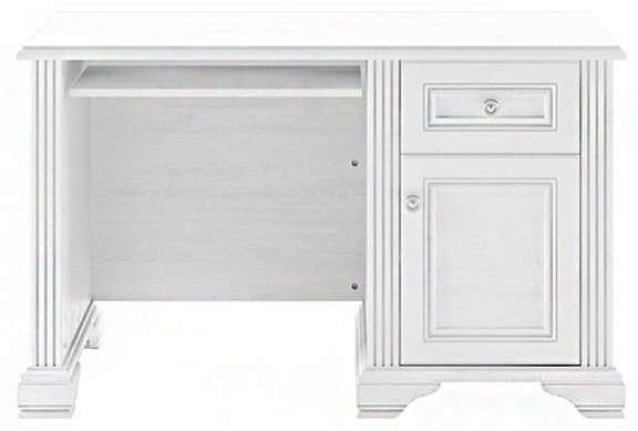 Стол письменный Гербор Вайт, 130х70x78 см, белый