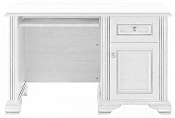 Стол письменный Гербор Вайт, 130х70x78 см, белый купить,NaN