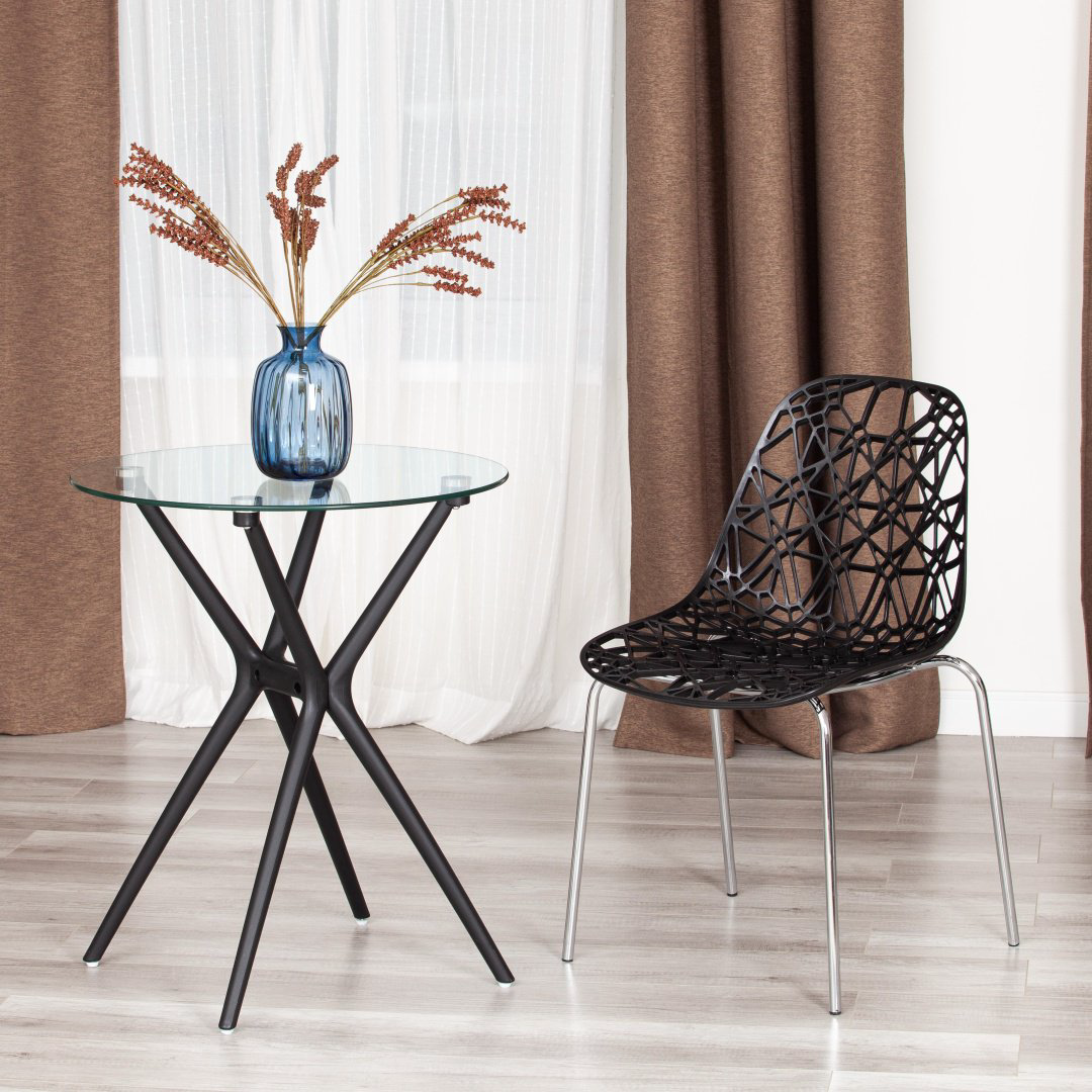 Стул Tetchair Crispy 80x44x57см черный купить,NaN