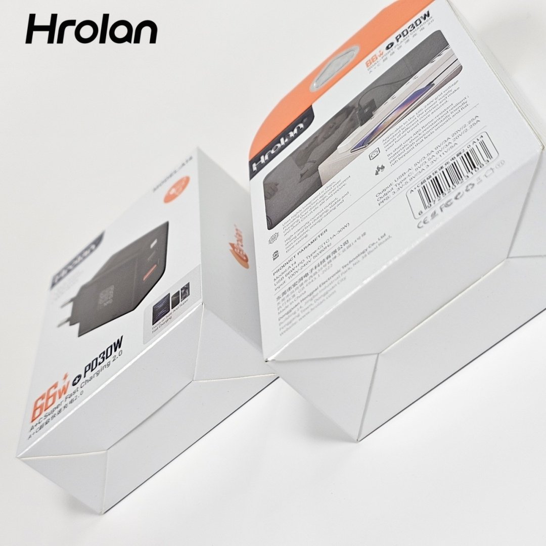 Зарядное устройство Hrolan A14 30W USB Type-C, USB черный купить,1998