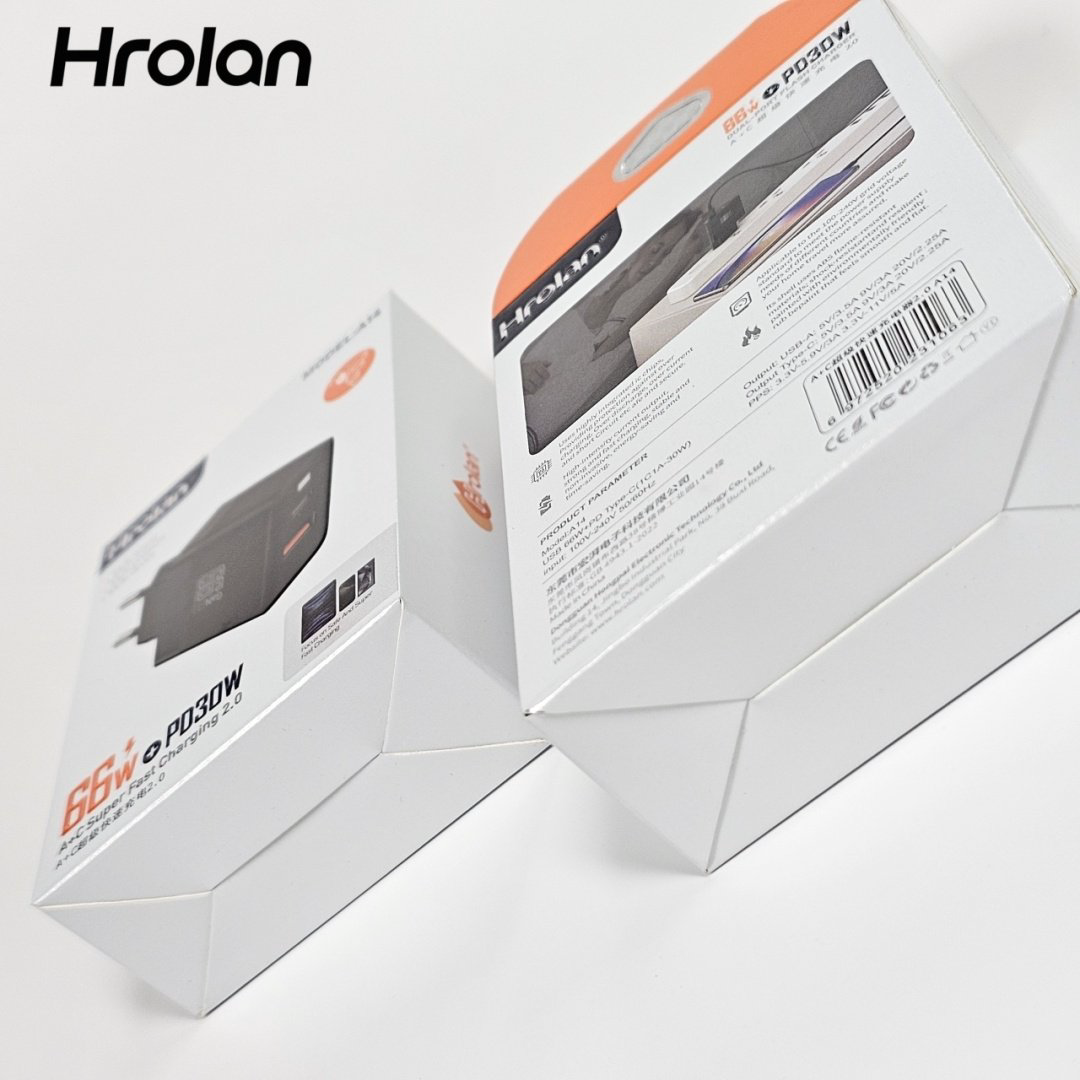 Зарядное устройство Hrolan A14 30W USB Type-C, USB черный купить,1998