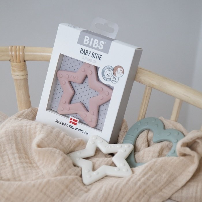 Прорезыватель грызунок BIBS Baby Bitie Star Blush купить,0