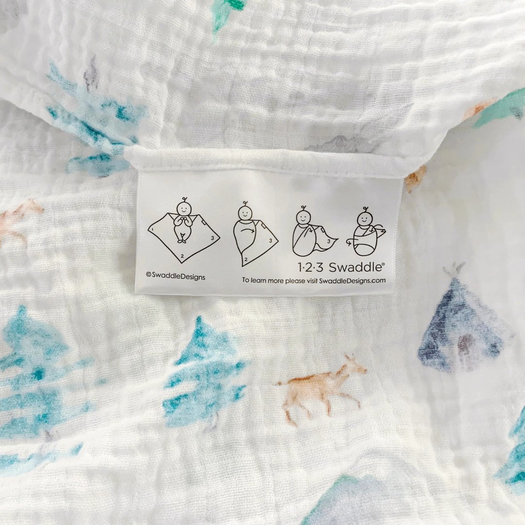 Пеленка текстильная Swaddle Designs Peace in Nature SDM-1033WMT, 3 шт, 115x115 см купить,0
