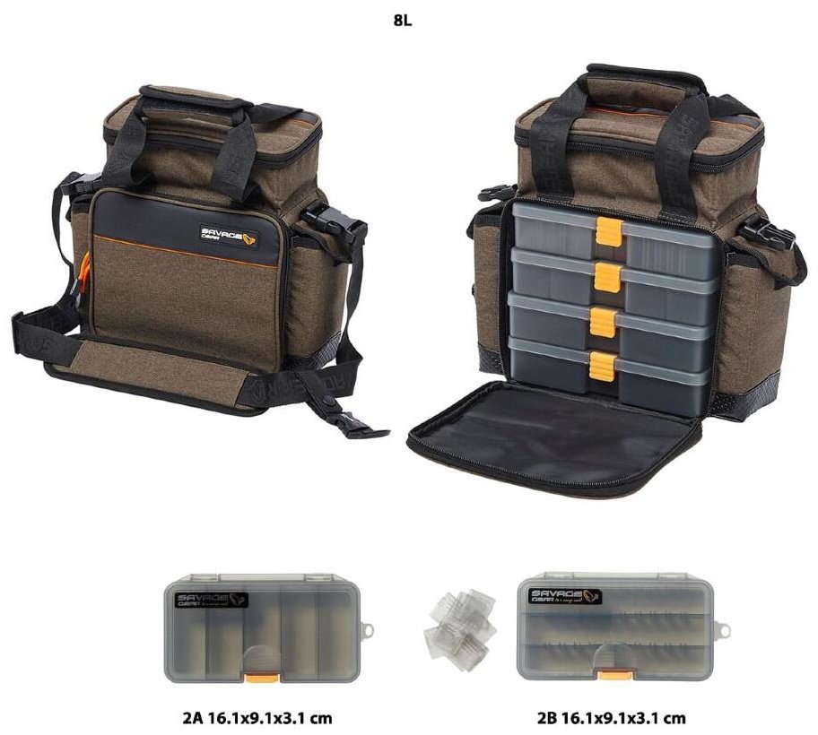 Сумка Savage Gear Specialist Lure Bag черный, коричневый, хаки купить,NaN