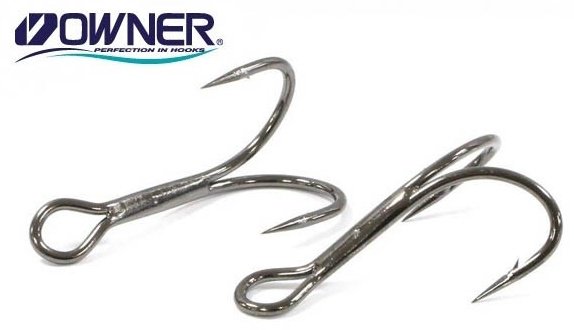 Крючок для рыбалки OWNER STD-36BC №08 (6шт.) двойной серебристый 6 шт купить,NaN