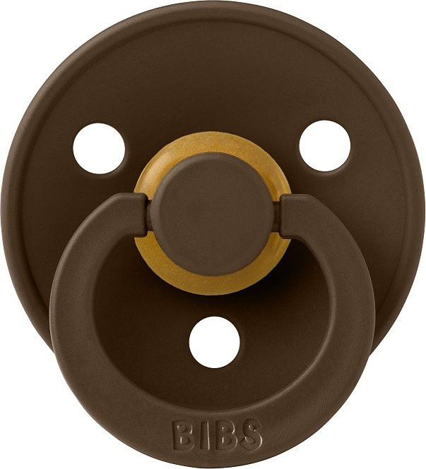 Пустышка BIBS Colour Latex Mocha 0&#43; месяцев, 1 шт, коричневый