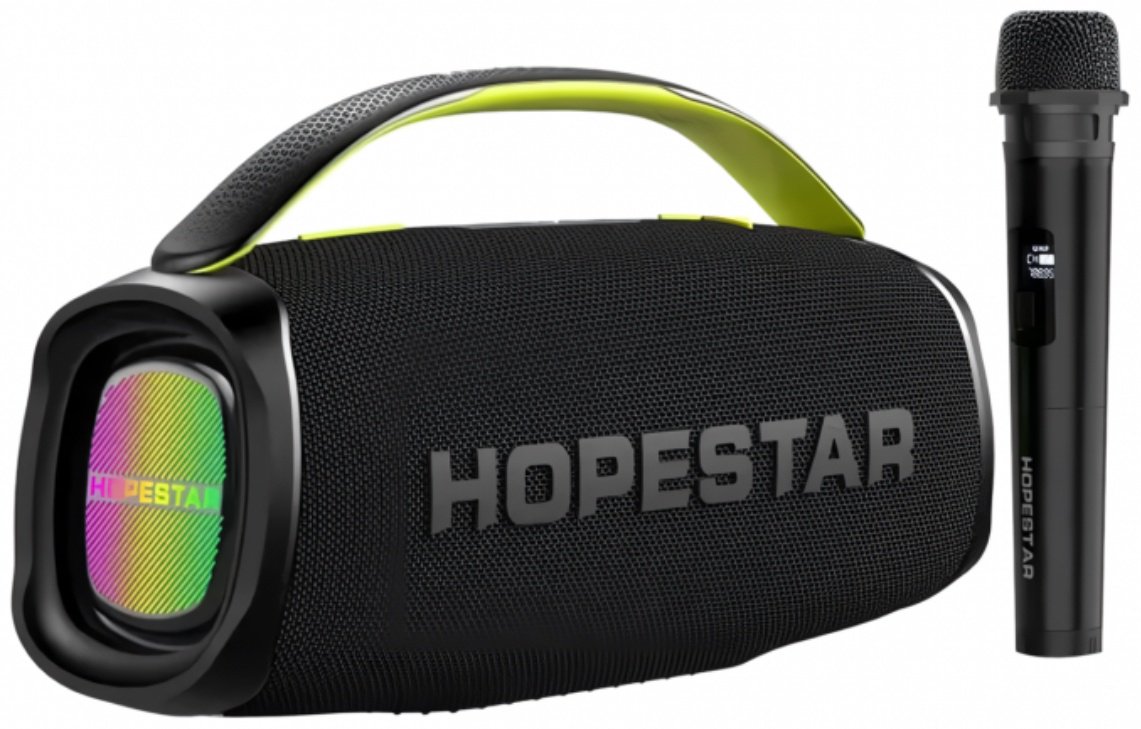 Портативная колонка Hopestar A40 зеленый