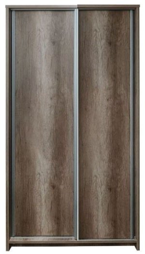 Шкаф-купе Пинскдрев Глобус П 038-120, 120x233.2х61 см, коричневый