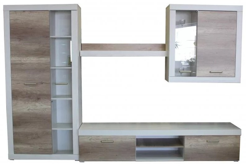 Стенка BRW Осло 292.5x40.5x195см белый купить,NaN