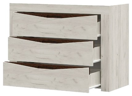 Комод Стендмебель Паола 100.80x43.60x86см серый купить,NaN