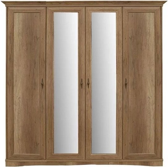 Шкаф распашной Пинскдрев Турин ПДМ П 036-77 207x220х64см коричневый купить,NaN