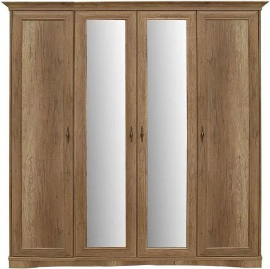Шкаф распашной Пинскдрев Турин ПДМ П 036-77 207x220х64см коричневый купить,NaN