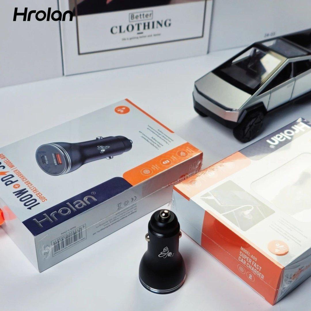 Зарядное устройство Hrolan A09 PD30W USB Type-C, USB черный купить,8000
