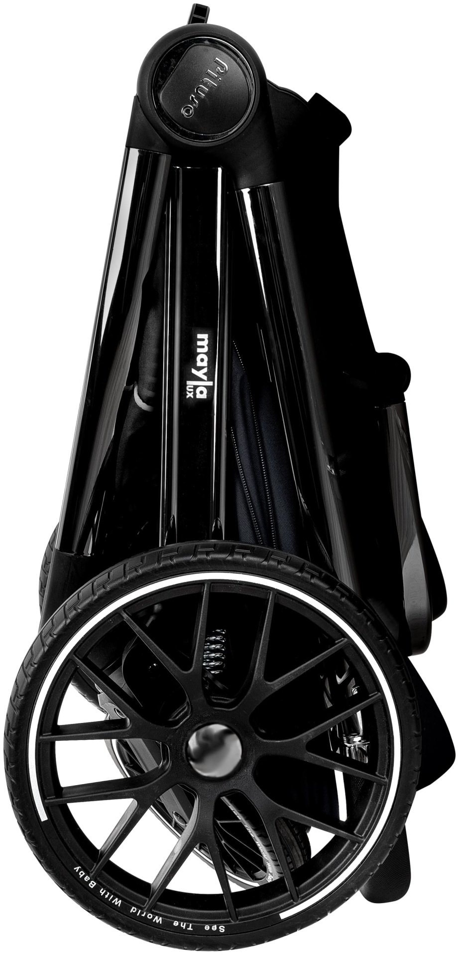 Коляска универсальная 3 в 1 Pituso Mayla LUX/888 Black, черный - ForteMarket Коляска универсальная 3 в 1 Pituso Mayla LUX/888 Black, черный купить,0