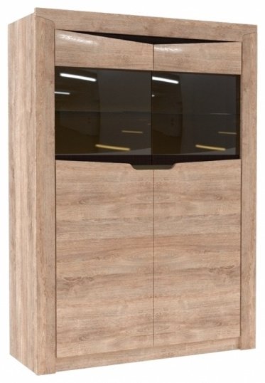 Шкаф-витрина Росток Мебель напольный Версаль-5 150х107х38.4 см купить,NaN