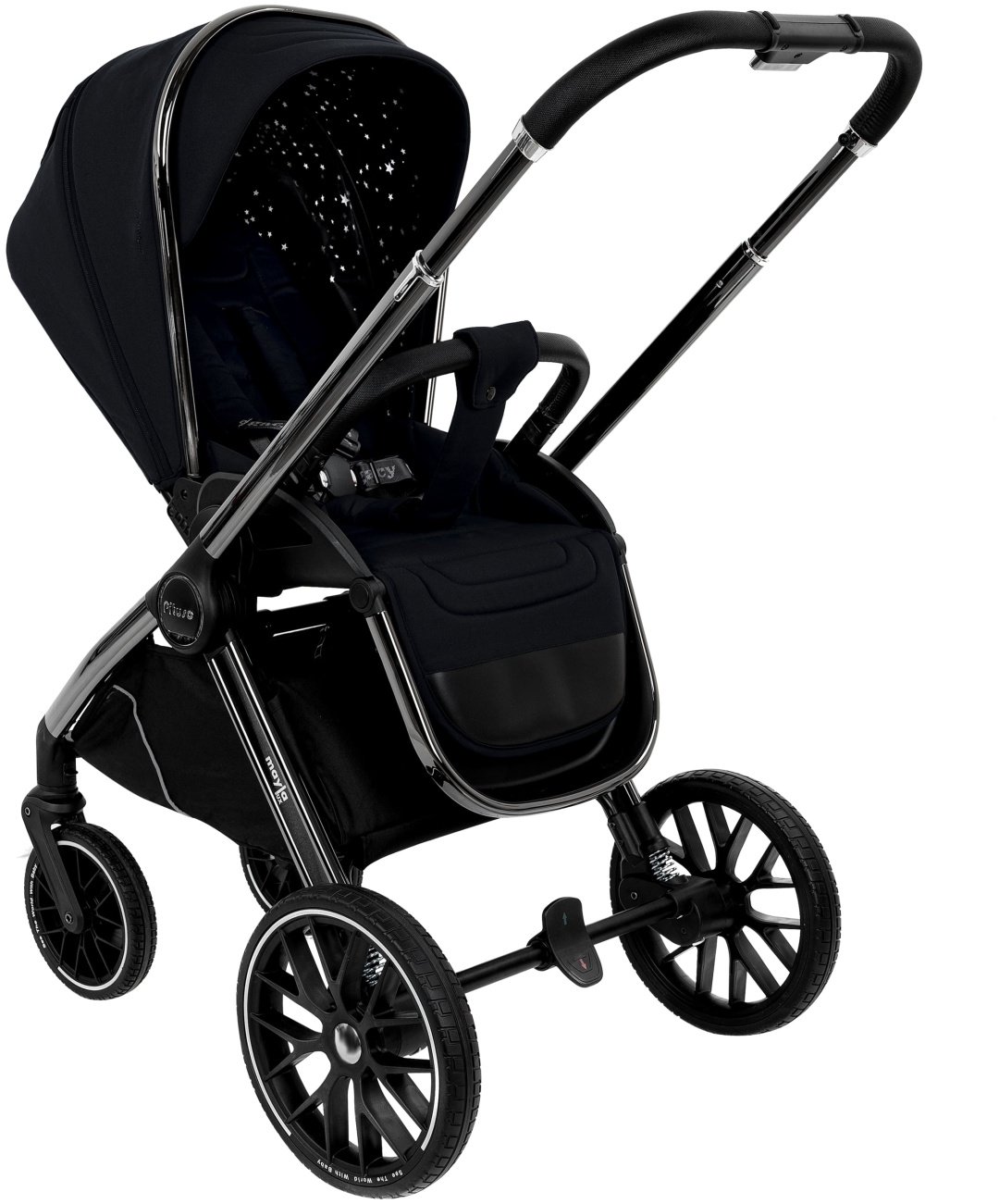 Коляска универсальная 3 в 1 Pituso Mayla LUX/888 Black, черный - ForteMarket Коляска универсальная 3 в 1 Pituso Mayla LUX/888 Black, черный купить,0