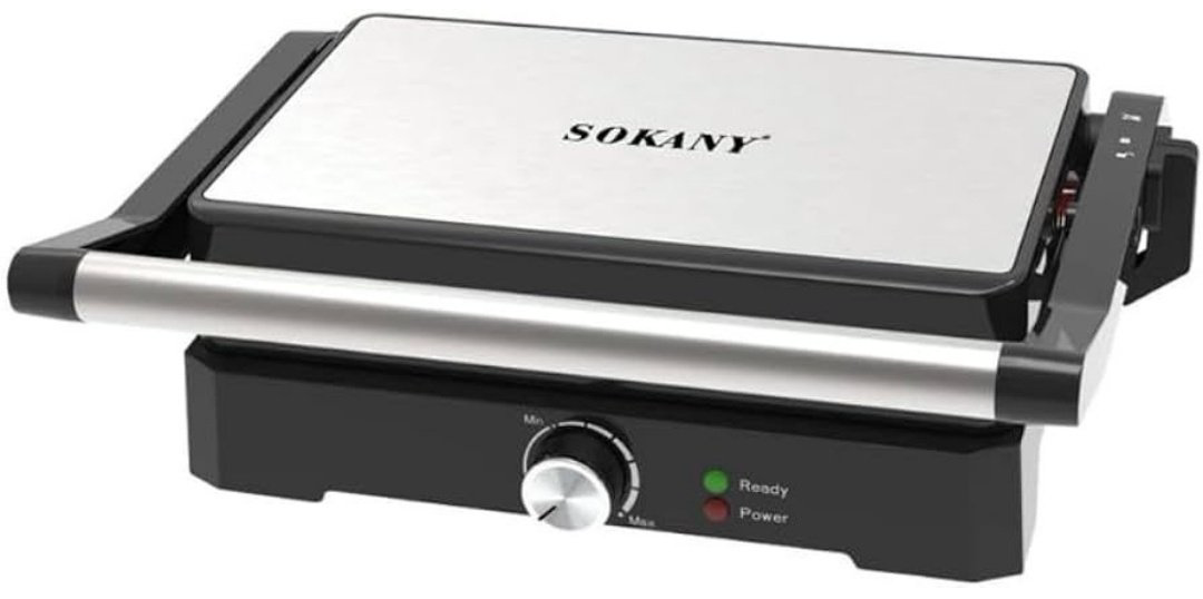 Гриль SOKANY SK-08026 черный, серый купить,22100