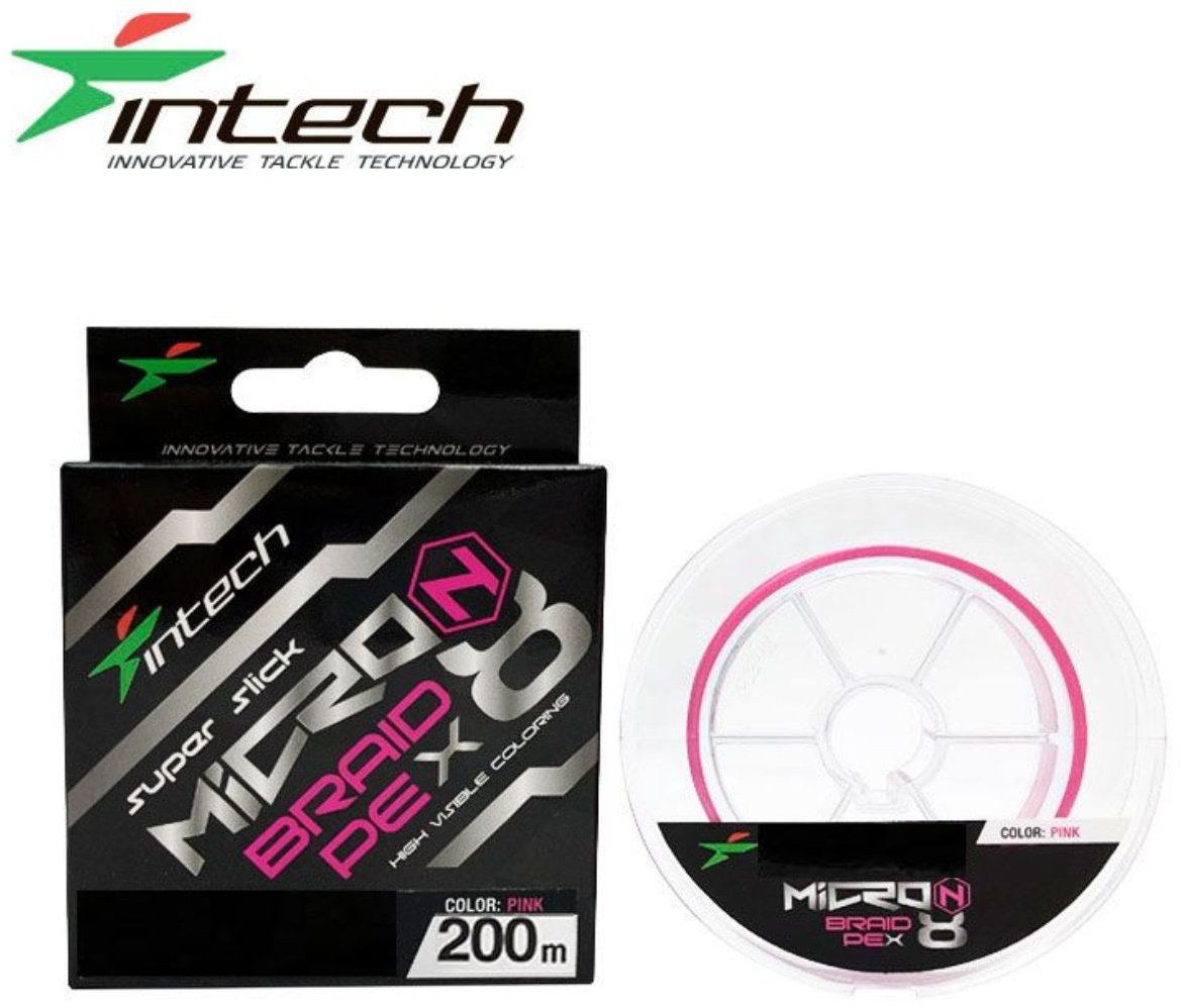 INTECH плетеный шнур 4823099112517 0.4 мм розовый купить,NaN