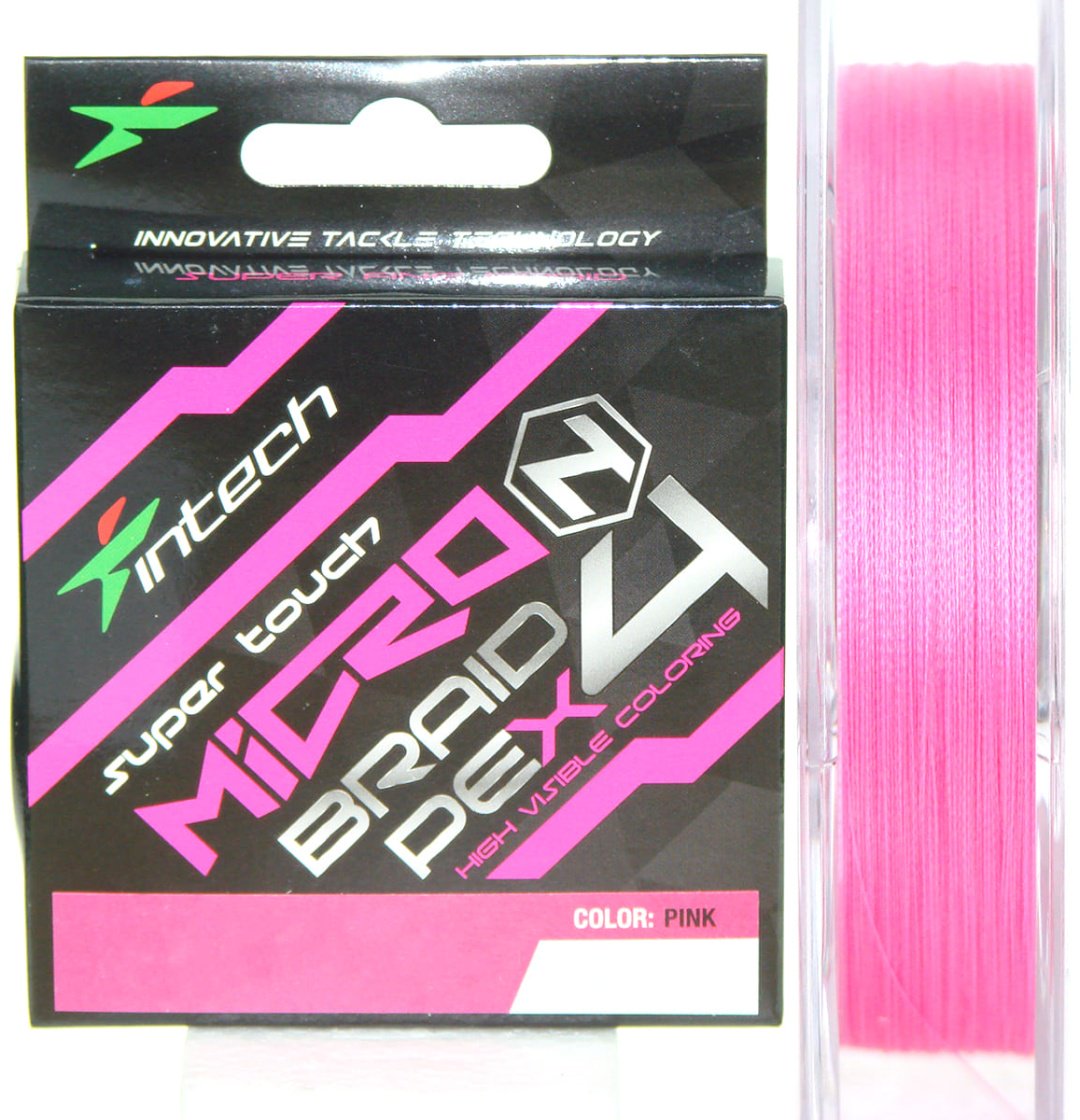 INTECH плетеный шнур 4820274000201 0.15 мм розовый купить,NaN
