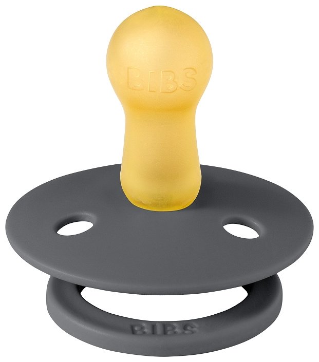 Пустышка BIBS Colour - Iron, 6&#43; мес., 1 шт, серый купить,0