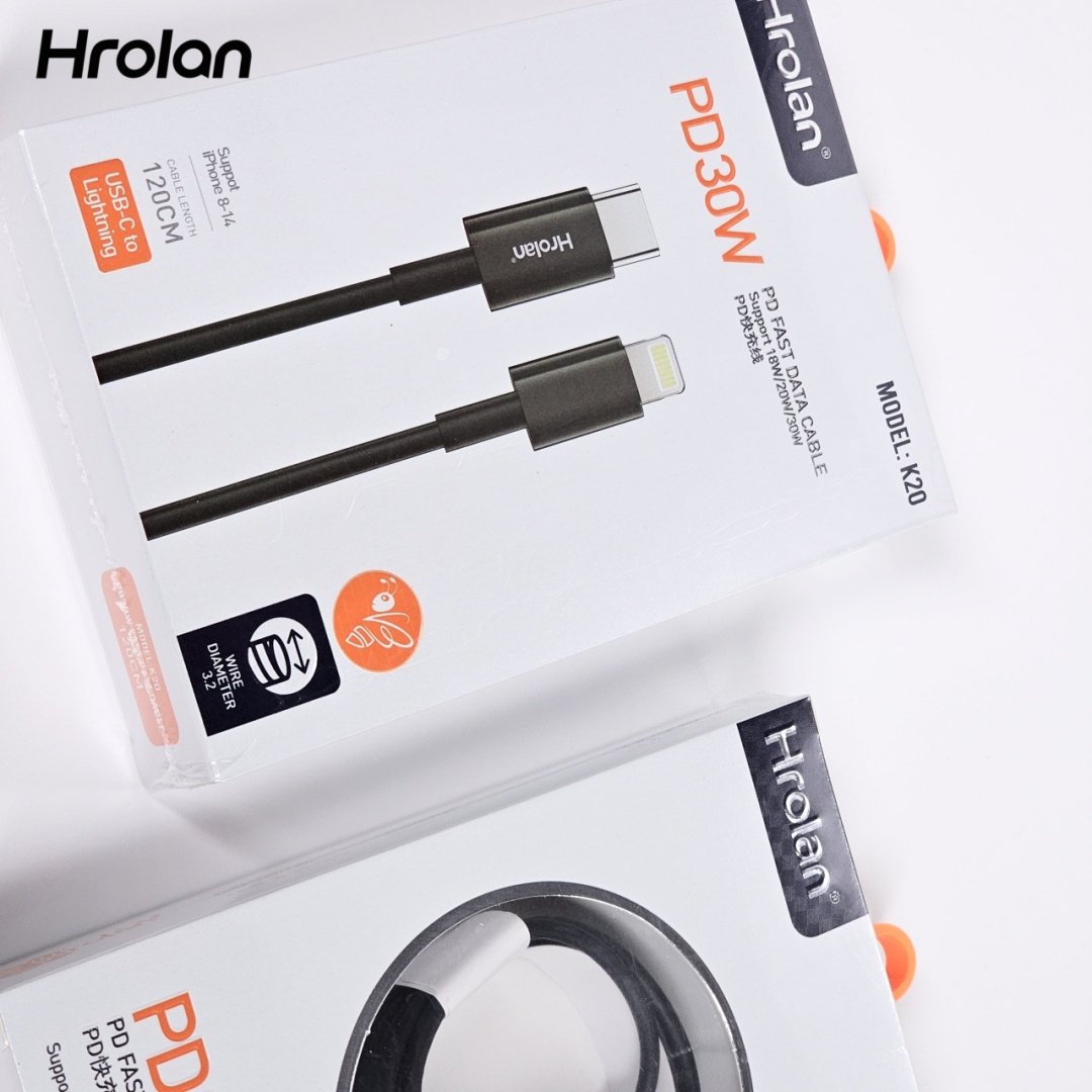 Кабель Hrolan USB TypeC (F), Lightning (M), 1.2 м, черный - ForteMarket Кабель Hrolan USB TypeC (F), Lightning (M), 1.2 м, черный купить,0