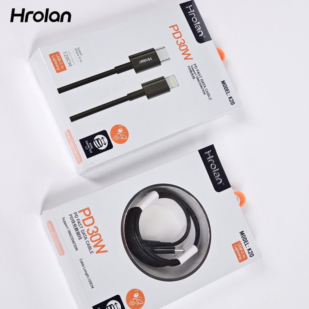Кабель Hrolan USB TypeC (F), Lightning (M), 1.2 м, черный - ForteMarket Кабель Hrolan USB TypeC (F), Lightning (M), 1.2 м, черный купить,0