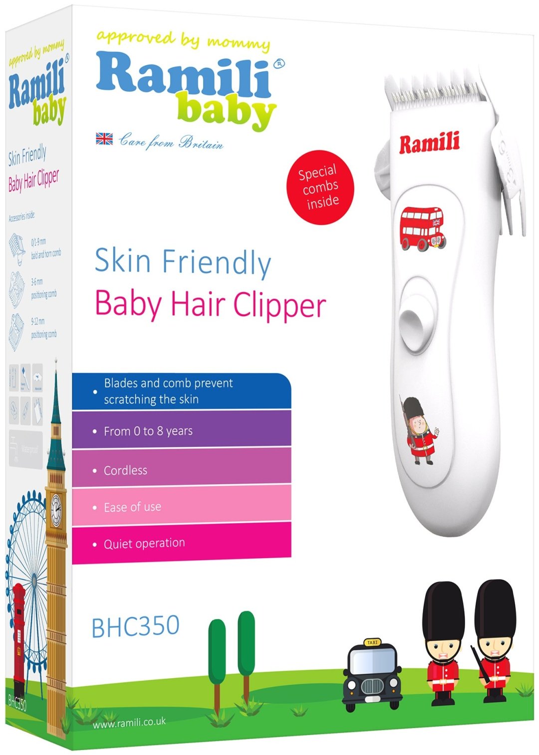 Ramili машинка для стрижки Baby Hair Clipper BHC350 купить,0