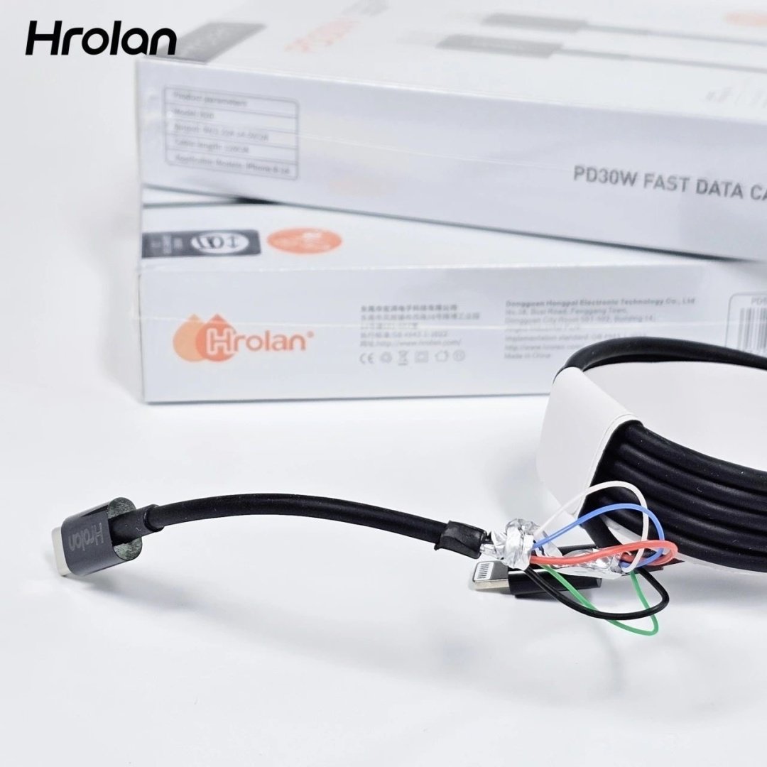 Кабель Hrolan USB TypeC (F), Lightning (M), 1.2 м, черный - ForteMarket Кабель Hrolan USB TypeC (F), Lightning (M), 1.2 м, черный купить,0