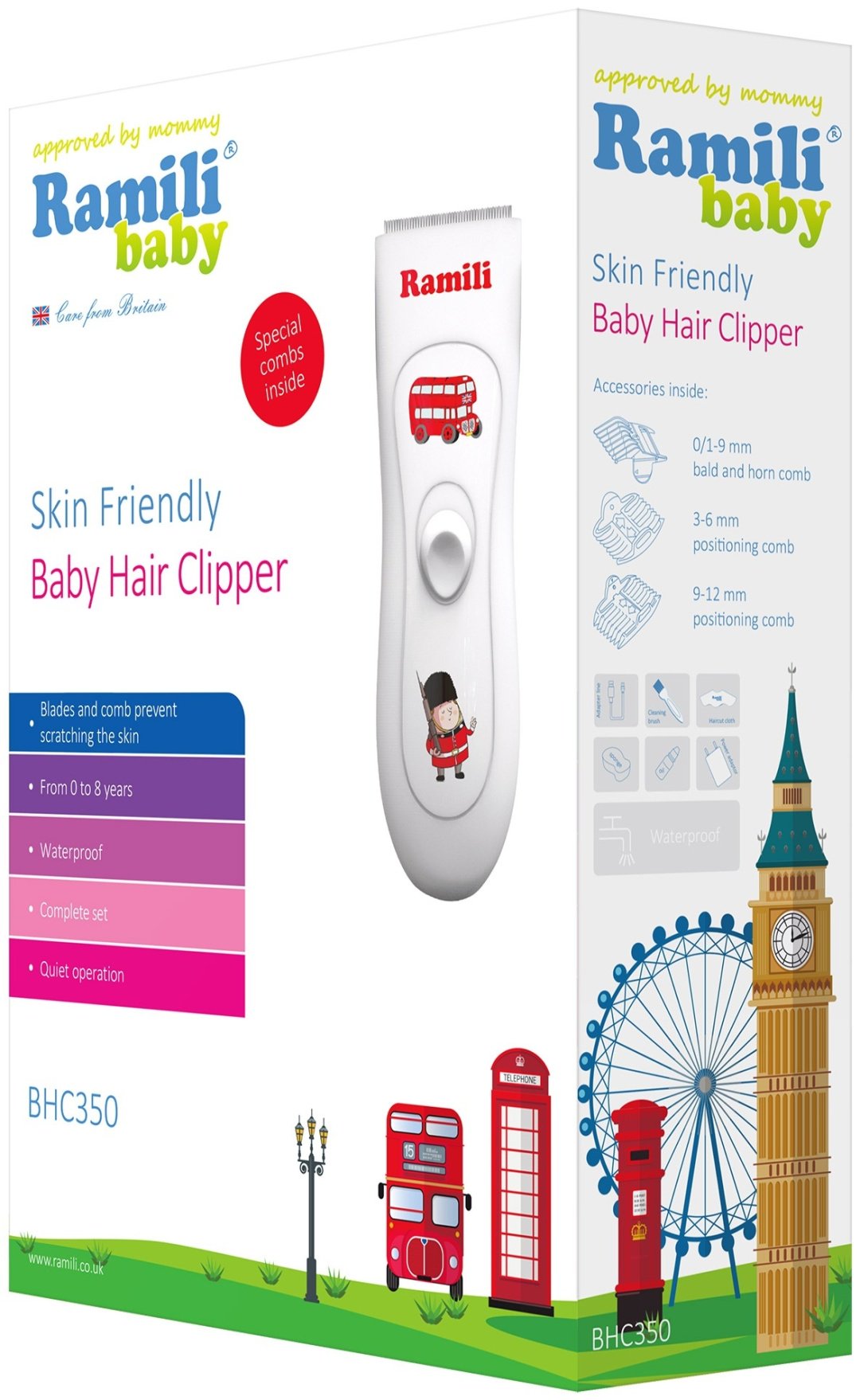 Ramili машинка для стрижки Baby Hair Clipper BHC350 купить,0