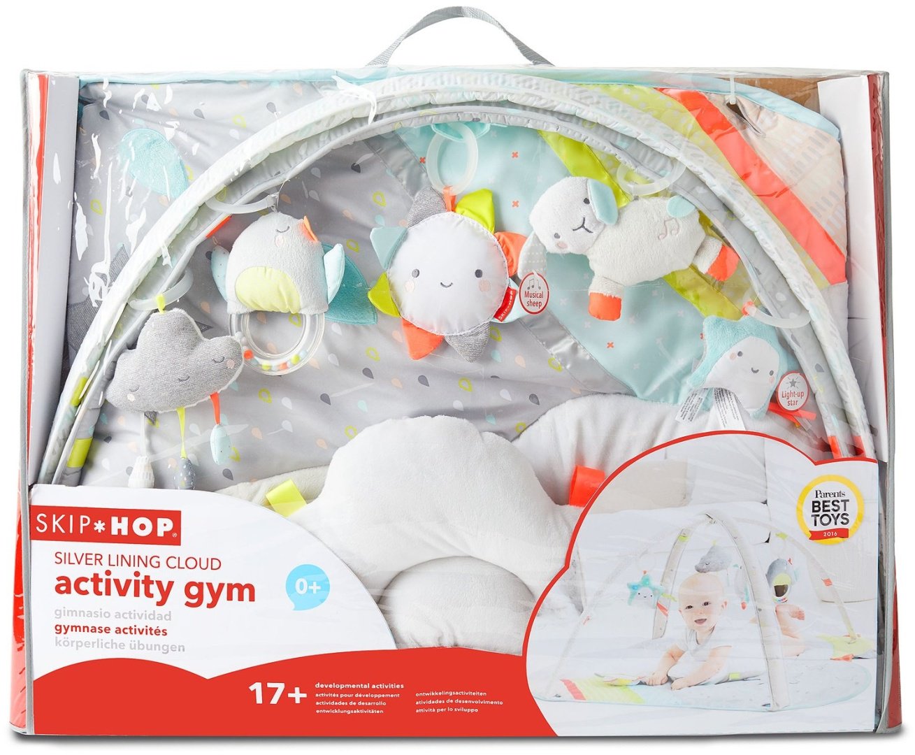 Коврик SKIP HOP Silver Lining Cloud Activity Gym 307150, 105x92 см