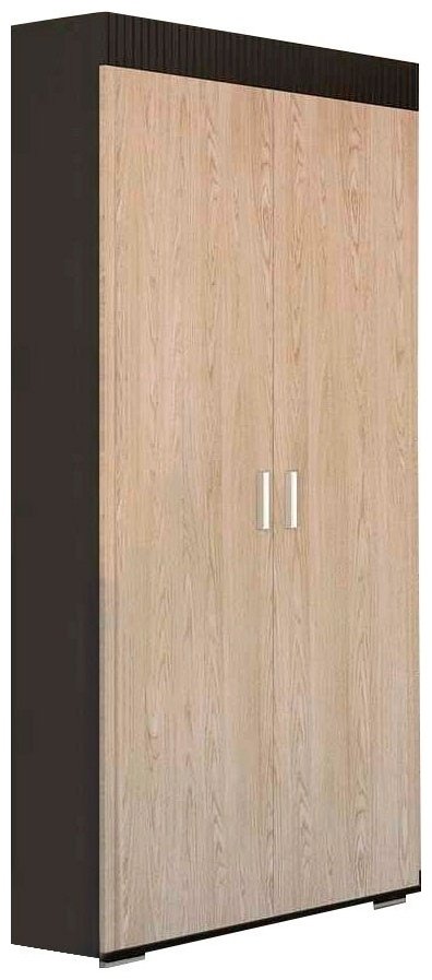 Распашной шкаф IMPERIAL Марк 2Д, 90x205х54 см, коричневый