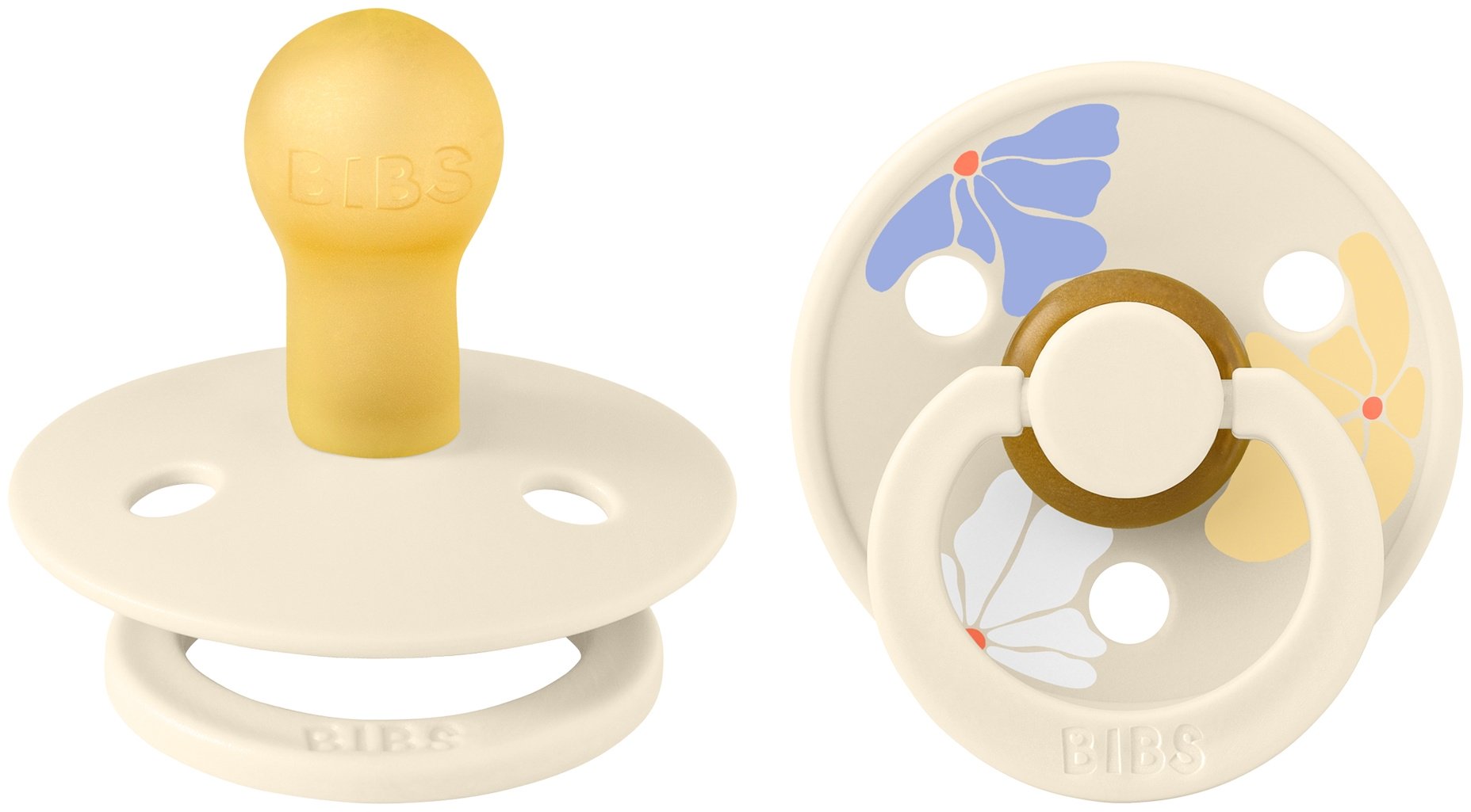 Набор пустышек BIBS Studio Colour Morning Bloom - Ivory Mix 0+, 2 шт, голубой - ForteMarket Набор пустышек BIBS Studio Colour Morning Bloom - Ivory Mix 0+, 2 шт, голубой купить,0