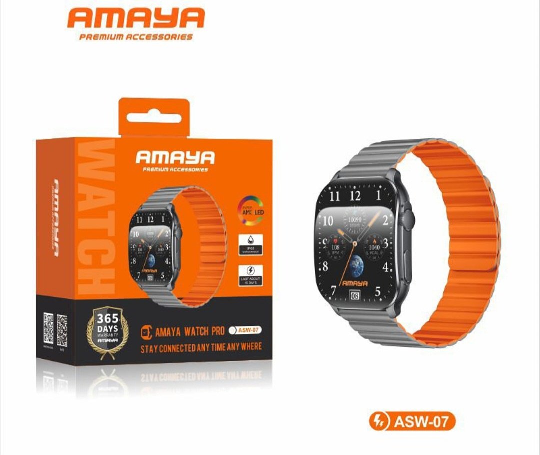 Смарт-часы AMAYA ASW-07 51 мм черный-серый купить,0