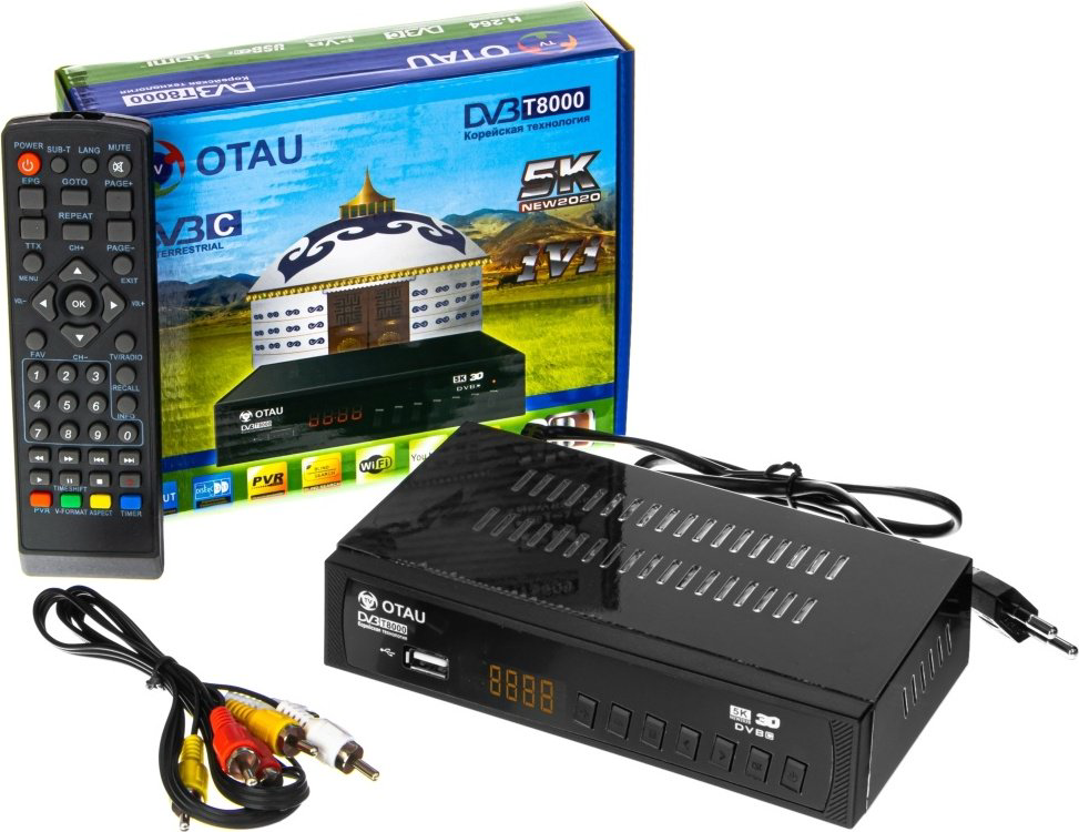 Комплект цифрового телевидения OTAU TV T8000 купить,5990