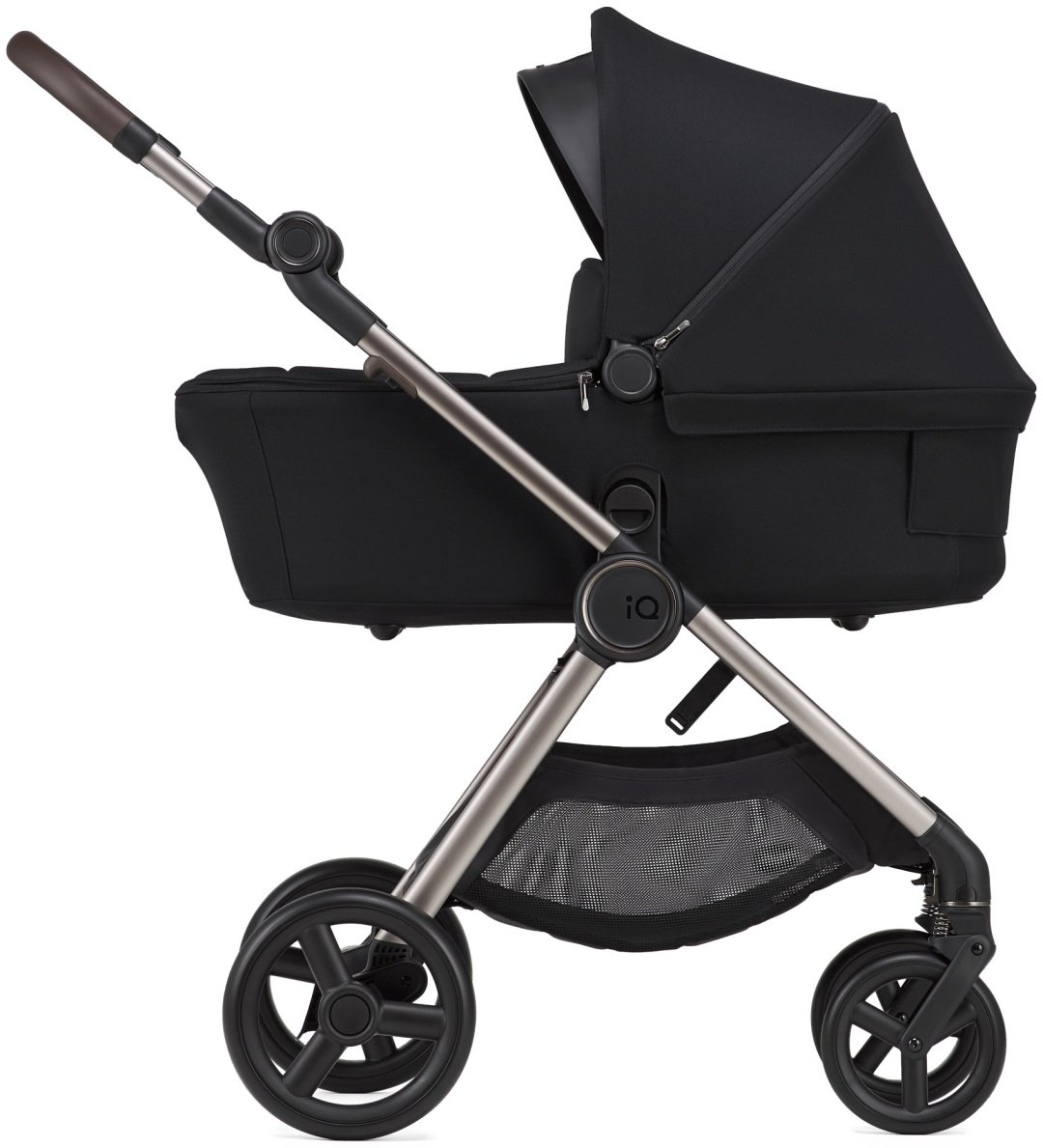 Коляска трансформер Anex IQ-06 Premium Smoky, черный купить,425900