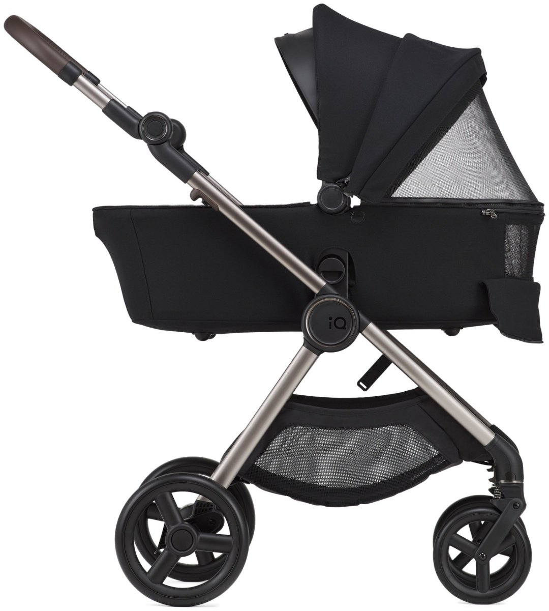 Коляска трансформер Anex IQ-06 Premium Smoky, черный купить,425900