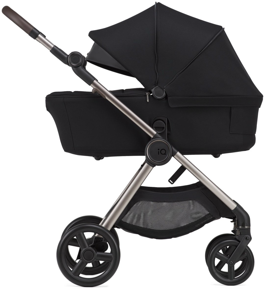 Коляска трансформер Anex IQ-06 Premium Smoky, черный купить,425900