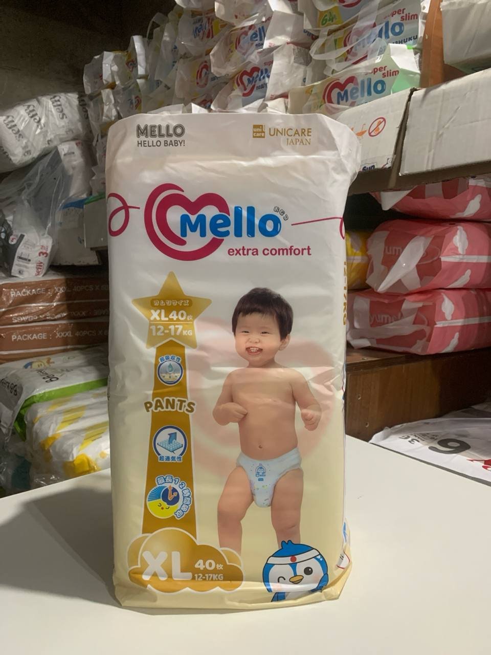 Подгузники-трусики Mello XL, 40 шт купить,0