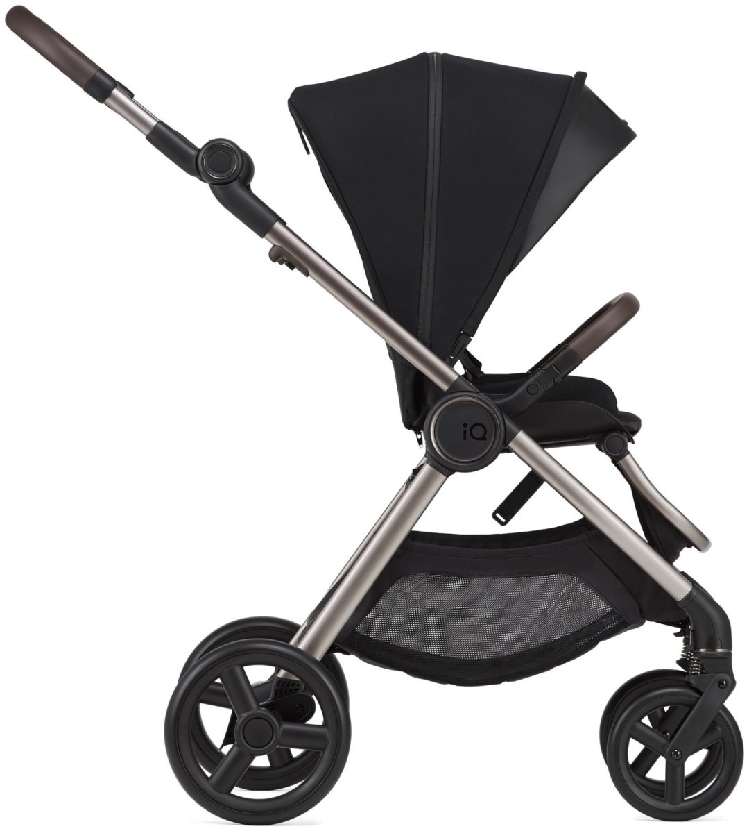 Коляска трансформер Anex IQ-06 Premium Smoky, черный купить,0