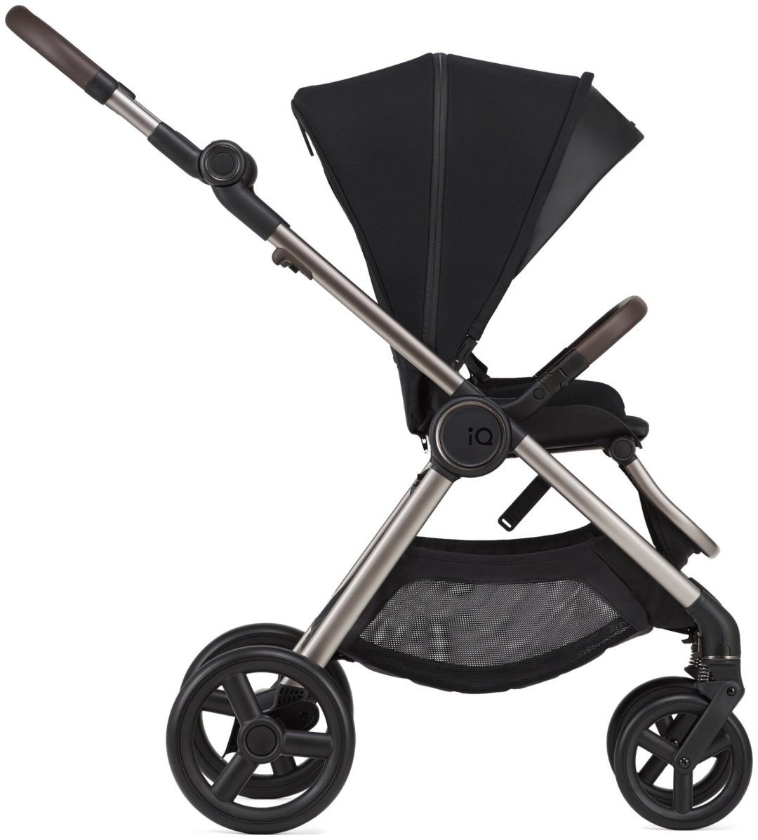Коляска трансформер Anex IQ-06 Premium Smoky, черный купить,425900